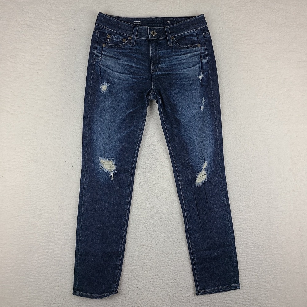AG Adriano Goldschmied‎ Jeans Womens 25 The Beau Slouchy Skinny Dark Wash Denim